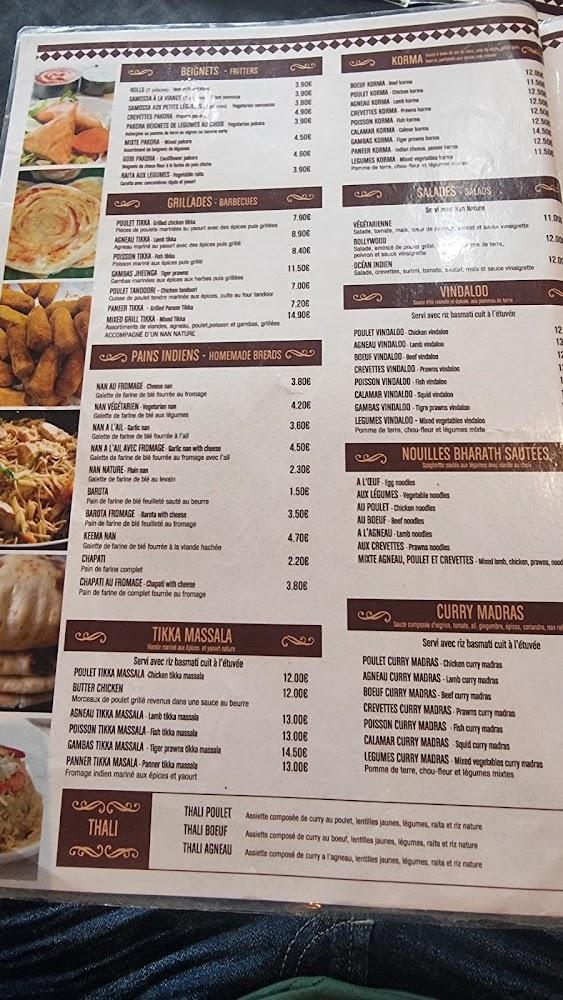 Bharath - Menu Image 1